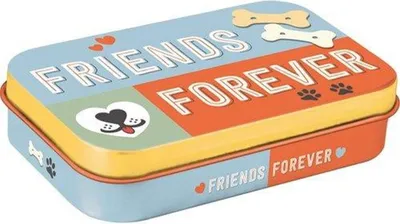 Produktbild von Nostalgic-Art- Leckerli-Dose - PfotenSchild - Friends Forever