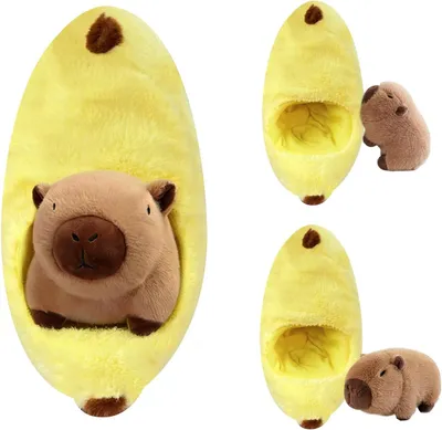 Immagine prodotto di Orsacchiotto capibara in peluche, grande, 35 cm, peluche per bambini