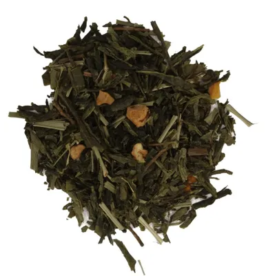 Produktbild von Berliner Kaffeerösterei - Grüner Tee Apfel & Lemongras , loser Tee, fruchtig & frisch, handverlesen & nachhaltig, 250g