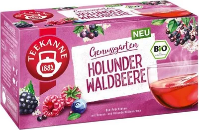 Produktbild von Teekanne Genussgarten Waldbeere Holunder 18x2,25g Packung 40,5g