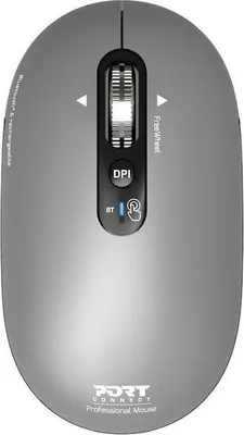 Produktbild von Kabellose Maus, Bluetooth, Wiederaufladbar, Grau