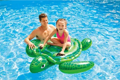 Produktbild von Intex 57524NP Lil' Sea Turtle Ride-On 150 x 127