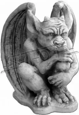 Produktbild von Figur Skulptur Drachen Kind Garten Skulpturen Figuren Statuen Statue Neu 022