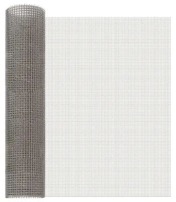 Obrázok produktu pre vidaXL Sieťovina 60 x 200 cm, 3 vrstvy, nerezová oceľ 201, strieborná