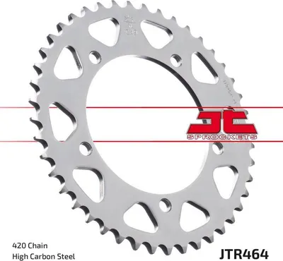 Produktbild von Jt Hinteres Ritzel 464 44 Für Kawasaki Kx 60 '83-03', Kx 80 '83-85' (46444Jt) (Chain.420)