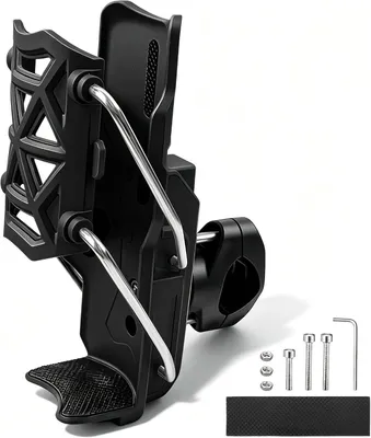 Productafbeelding van Bekerhouder fiets en motor - 32-77 mm - 360 graden draaibaar