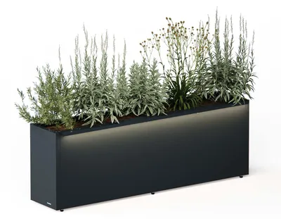Obrázok produktu pre Herstera Garden Cube 30 L – obdĺžnikový kvetináč s vyšším objemom, rozmer 150x30x50 cm
