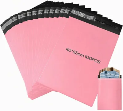 Imagen del producto de Bolsas para envíos resistentes al desgarro, de 40 x 55 cm, paquete de 100 unidades, para envíos