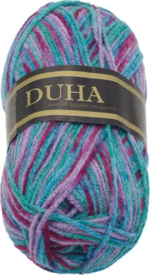 Obrázek produktu pro Příze DUHA - 50g / 150 m - Tyrkysová,Růžová,Fialová