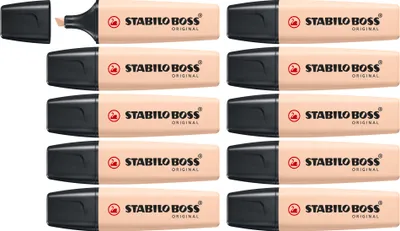 Image de STABILO BOSS ORIGINAL NatureColors surligneur 10 pcs. pointe émoussée Beige