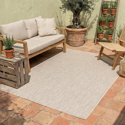 Produktbild von Volero - Outdoor Teppich - Costa Beige - 80x150 cm - Balkon, Garten, Terrasse - Boho, Klassik, Industrielle, Ländlich, Modern