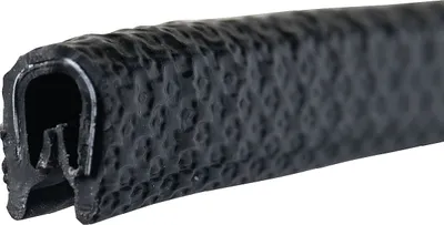 Productafbeelding van Randbescherming, klemgebied 1-2 mm, lengte 10 m, breedte 6,5 mm, hoogte 9,5 mm, zwart
