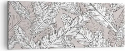 Produktbild von Bild auf Leinwand - Leinwandbild - Feder Grafiken - 140x50cm - Wand Bild - Wanddeko - Wandbilder - Leinwanddruck - Bilder - Kunstdruck - Wanddekoration - Leinwand bilder - Wandkunst - AB140x50-3560