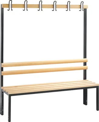 Produktbild von C+P Garderobenbank 8051100S10000 1710x1500x403mm sgr