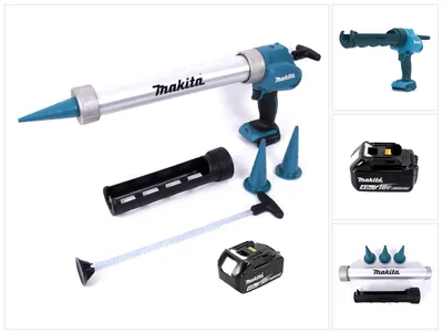Produktbild von Makita DCG 180 M1X Akku Kartuschenpistole 18 V 300 / 600 ml + 1x Akku 4,0 Ah - ohne Ladegerät