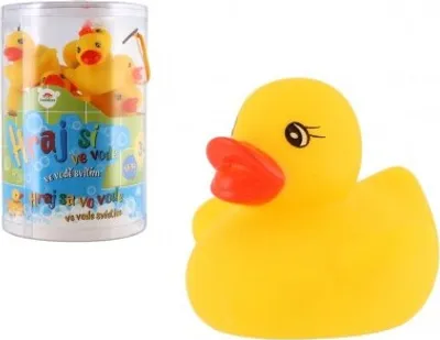 Obrázok produktu pre Kačička zvieratko svietiaca vo vode plast 6cm na batérie žltá