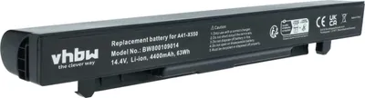 Produktbild von vhbw Akku kompatibel mit Asus Y482E, Y482EP, Y482EA, Y582C, Y581L, Y582CL, Y581C, Y581LC, Y581LB, Y581LA, Y581CC Notebook (4400 mAh, 14,4 V, Li-Ion)