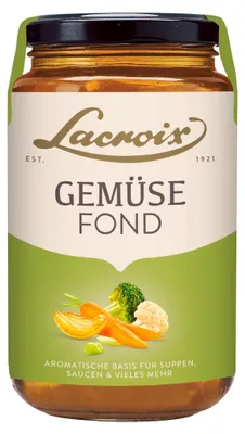 Produktbild von Lacroix Gemüse Fond die Grundlage für Suppen und Saucen 400ml