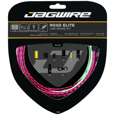 Produktbild von Jagwire RCK703 Road Elite Link Brake Kit, red