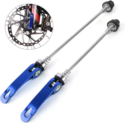 Imagen del producto de Abrazaderas rápidas para bicicleta - Juego para la parte delantera y trasera - Aluminio