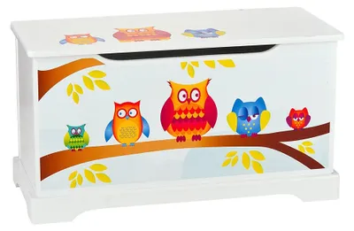 Produktbild von Bayagu Spielzeugkiste mit Deckel 59x26x32cm für Bücher Spielzeug