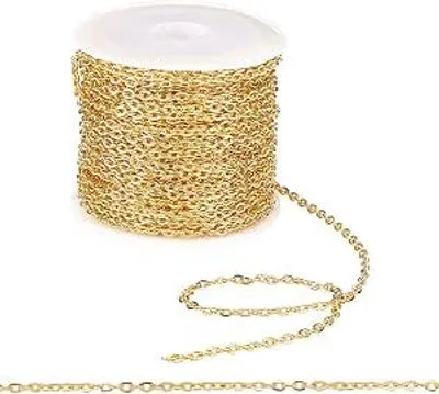 Produktbild von Sieradenketting Silber 10 m - Glänzend & Langlebig - für DIY Armband, Schmuck Herstellen & Kette