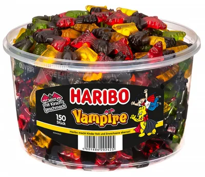 Obrázek produktu pro Haribo ovocné želé kousky Vampis, 1,2 kg