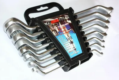 Obrázok produktu pre Kľúče očkové vyhnuté 8ks 6 - 22mm 00594