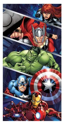 Obrázek produktu pro Plážová osuška Avengers, 70x140cm