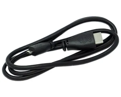 Produktbild von Raspberry Pi Micro HDMI zu HDMI Kabel Schwarz 1M