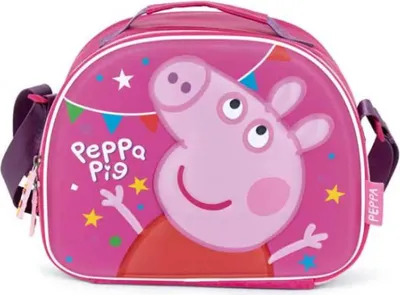 Produktbild von Peppa Pig 3d 26x21x11 Cm Lunchtasche Rosa Rosa One Size