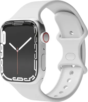 Produktbild von Vonmählen Watch Straps Classic Band - Armband für Apple Watch, 44mm + 45mm + 46mm + 49mm, Light Gray