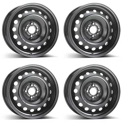 Imagen del producto de 4 llantas de acero para Renault Clio, 6.5Jx16 pulgadas, ET37, 4x100. Juego de 4 unidades