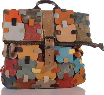 Produktbild von Handgefertigter multifunktionaler Echtleder Cyty Back Rucksack 30663