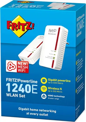 Image de AVM 20002745 Fritz!Powerline 1240 E Set