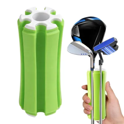 Imagen del producto de Soporte compacto para palos de golf con brazo de fácil acceso