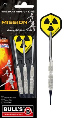 Produktbild von BULL'S Mission-D Soft Dart - 18g -- 1 Satz