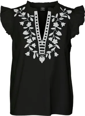 Image de Vero Moda Vacation Blouse sans manches Noir S Femme Noir S