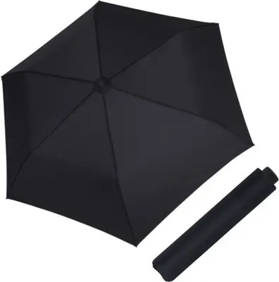 Obrázek produktu pro Doppler Zero large uni simply black - dámský/dětský skládací deštník