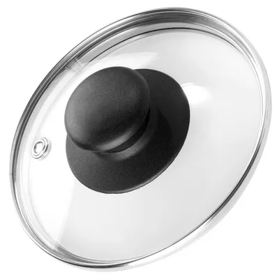 Glasdeckel Ø 12 cm, hitzebeständig bis 200 °C, mit Dampfventil
