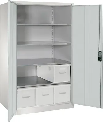 Produktbild von CP Stahlschrank grau 93,0 x 80,0 x 195,0 cm