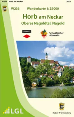 Image de W236 Carte de randonnée 1:25000 Horb am Neckar