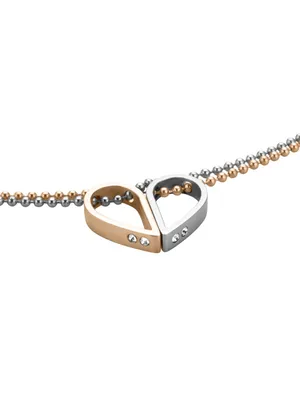 Produktbild von Esprit ESNL00442242 Damen Collier Passion Bicolor Rose Weiß 45 cm