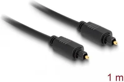 Zdjęcie produktu dla DeLOCK 82887, Toslink, Męska, Toslink, Męska, 1 m, Czarny