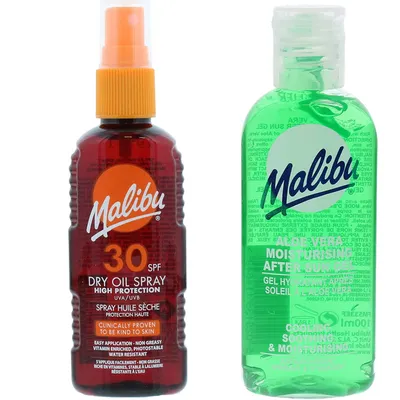 Produktbild von Malibu SPF30 Bronzöl 100 ml + Aloe nach Bräunung von 100 ml