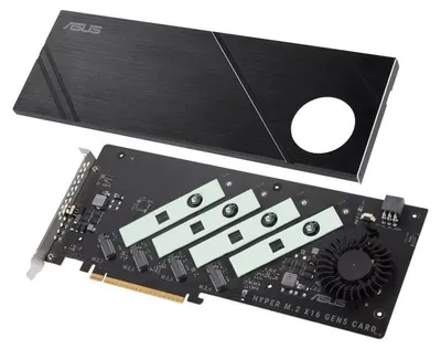 Image de Cartes d'interface/adaptateur ASUS Hyper M.2 x16 Gen5 Card Interne