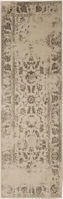 Immagine prodotto di benuta tappeto vintage soggiorno Suki Crema/Marrone 80x240 cm passatoia tappeto soggiorno camera da letto morbido orientale rettangolare