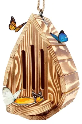 Produktbild von Bildungsinhaltiges Vogelhaus aus Holz für den Garten