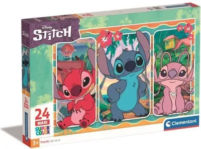 Produktbild von CLEMENTONI - 24 Maxi Teile - Stitch