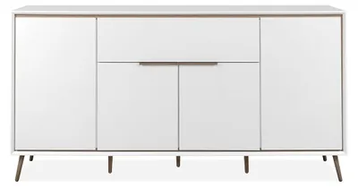 Image de CALICOSY - Buffet 4 Portes et 1 Tiroir L175 cm - ARONA